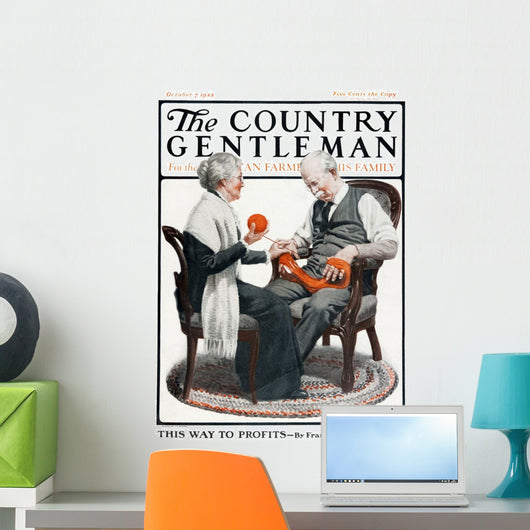 Cover Country Gentleman Agricultural Wall Decal Design 50
