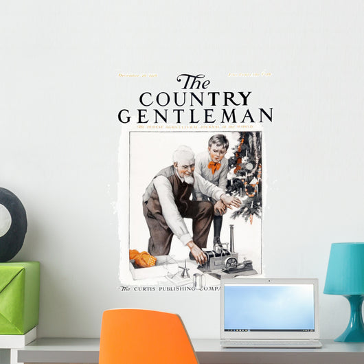 Cover Country Gentleman Agricultural Wall Decal Design 49