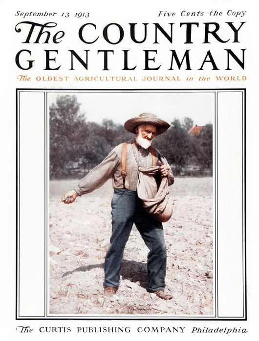 Cover Country Gentleman Agricultural Wall Decal Design 48