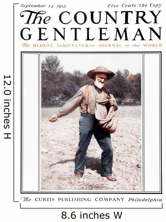 Cover Country Gentleman Agricultural Wall Decal Design 48