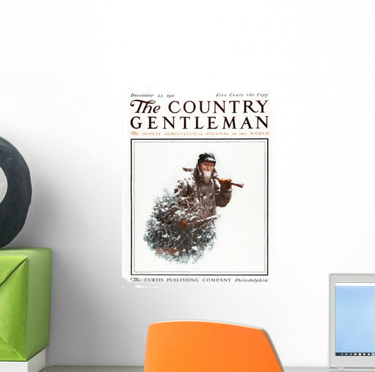 Cover Country Gentleman Agricultural Wall Decal Design 47