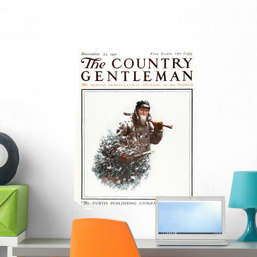 Cover Country Gentleman Agricultural Wall Decal Design 47