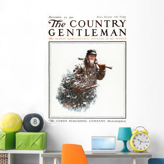 Cover Country Gentleman Agricultural Wall Decal Design 47