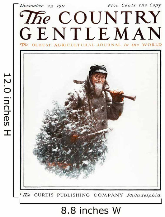 Cover Country Gentleman Agricultural Wall Decal Design 47