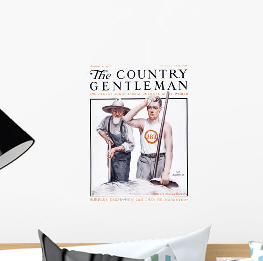 Cover Country Gentleman Agricultural Wall Decal Design 46