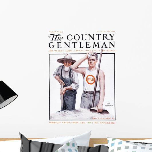 Cover Country Gentleman Agricultural Wall Decal Design 46