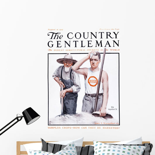 Cover Country Gentleman Agricultural Wall Decal Design 46