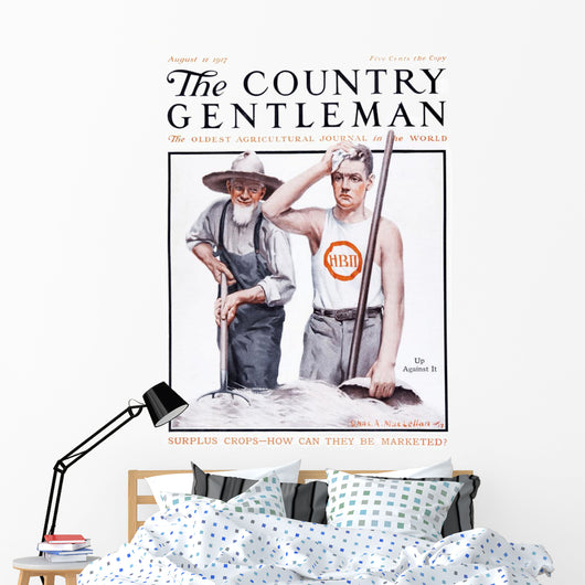 Cover Country Gentleman Agricultural Wall Decal Design 46