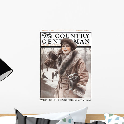 Cover Country Gentleman Agricultural Wall Decal Design 43