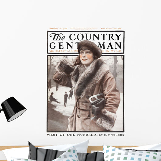 Cover Country Gentleman Agricultural Wall Decal Design 43