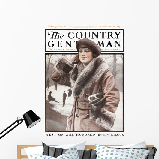 Cover Country Gentleman Agricultural Wall Decal Design 43