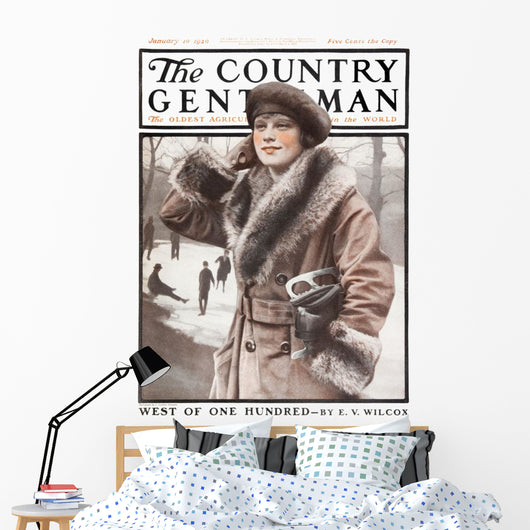 Cover Country Gentleman Agricultural Wall Decal Design 43