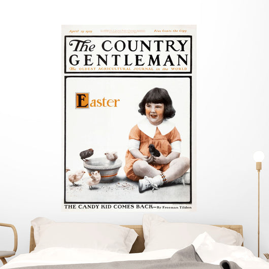 Cover Country Gentleman Agricultural Wall Decal Design 42