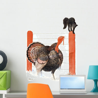 Cover Country Gentleman Agricultural Wall Decal Design 39 shown on a wall