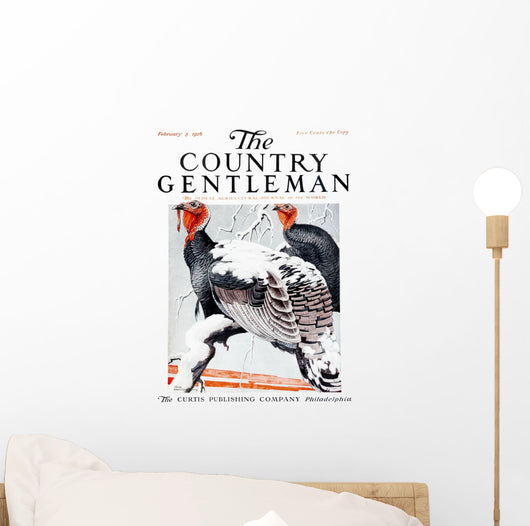 Cover Country Gentleman Agricultural Wall Decal Design 37