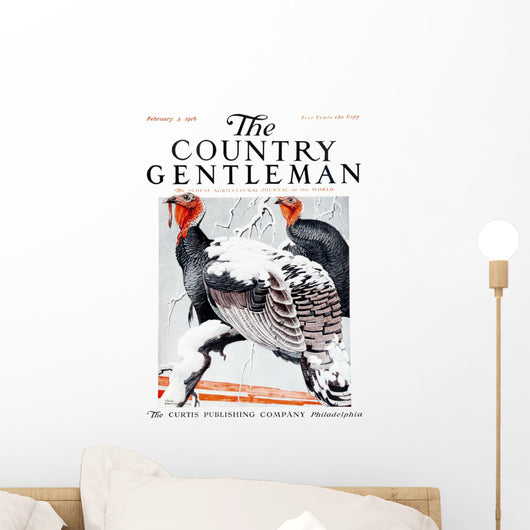 Cover Country Gentleman Agricultural Wall Decal Design 37