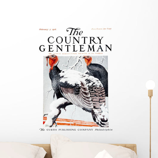Cover Country Gentleman Agricultural Wall Decal Design 37