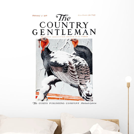 Cover Country Gentleman Agricultural Wall Decal Design 37