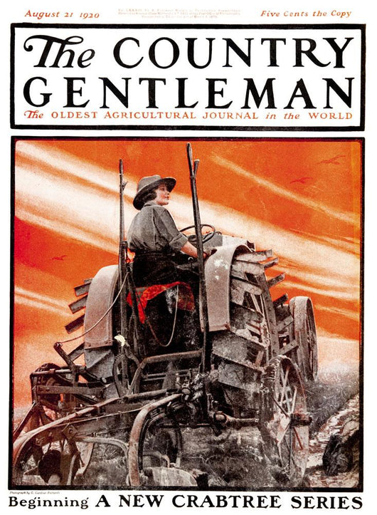 Cover Country Gentleman Agricultural Wall Decal Design 35