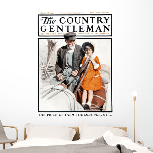 Cover Country Gentleman Agricultural Wall Decal Design 30