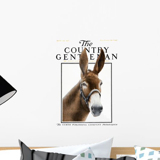 Cover Country Gentleman Agricultural Wall Decal Design 28