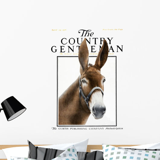 Cover Country Gentleman Agricultural Wall Decal Design 28