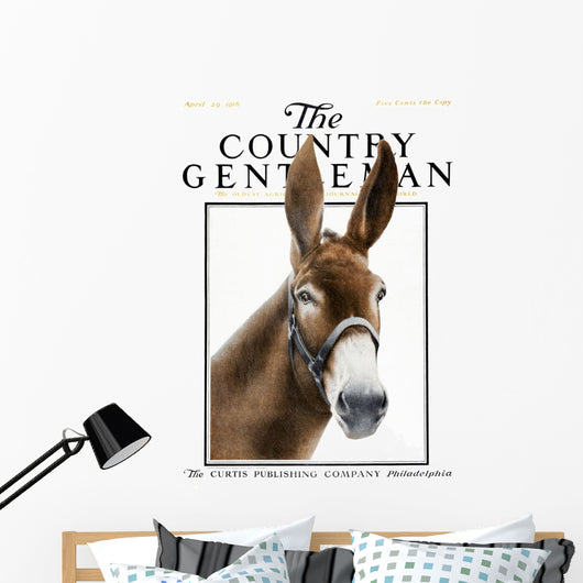 Cover Country Gentleman Agricultural Wall Decal Design 28