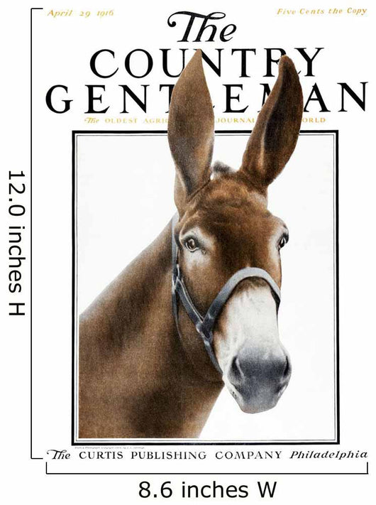 Cover Country Gentleman Agricultural Wall Decal Design 28