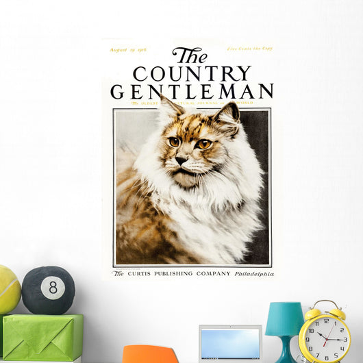 Cover Country Gentleman Agricultural Wall Decal Design 23