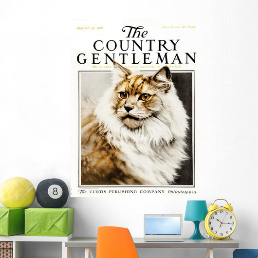 Cover Country Gentleman Agricultural Wall Decal Design 23