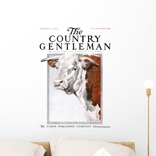 Cover Country Gentleman Agricultural Wall Decal Design 20