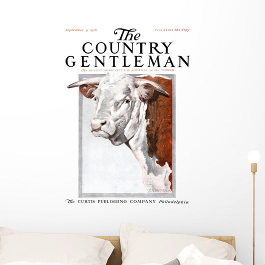 Cover Country Gentleman Agricultural Wall Decal Design 20
