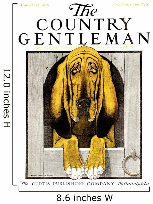 Cover Country Gentleman Agricultural Wall Decal Design 19