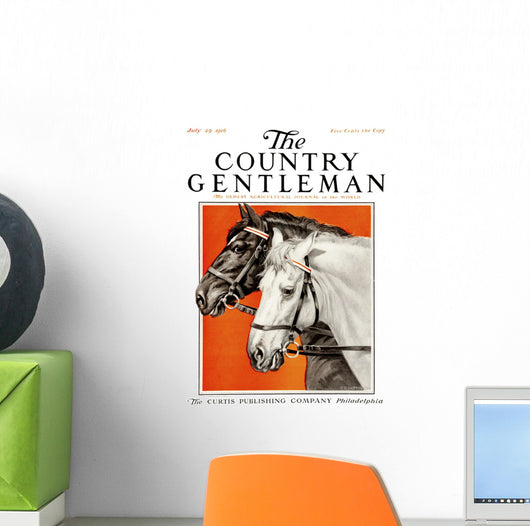 Cover Country Gentleman Agricultural Wall Decal Design 18