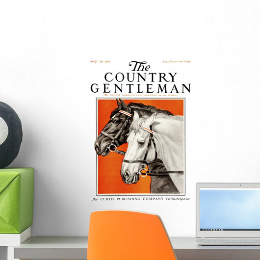 Cover Country Gentleman Agricultural Wall Decal Design 18