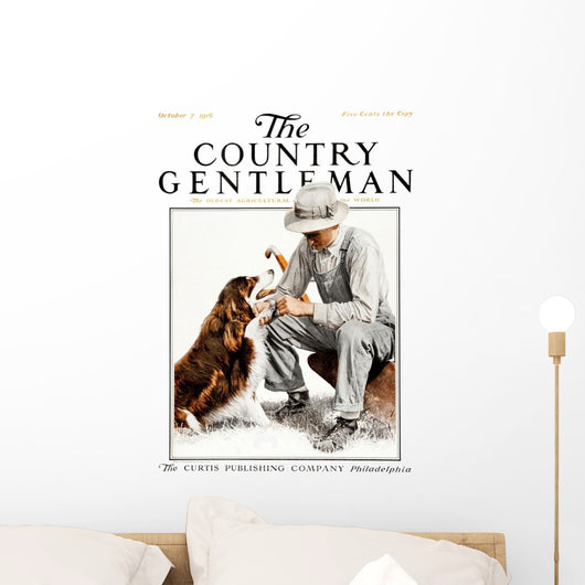 Cover Country Gentleman Agricultural Wall Decal Design 16