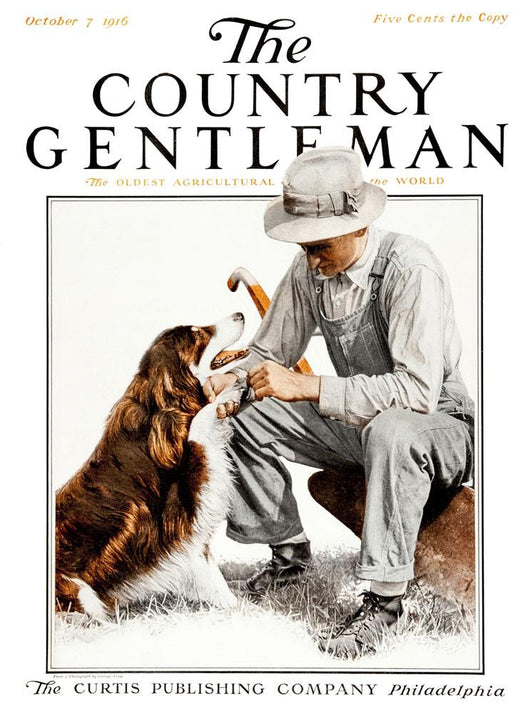Cover Country Gentleman Agricultural Wall Decal Design 16