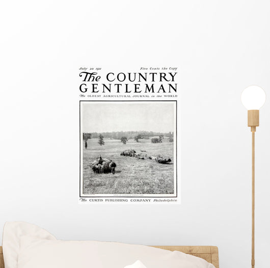 Cover Country Gentleman Agricultural Wall Decal Design 13