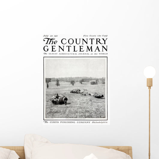 Cover Country Gentleman Agricultural Wall Decal Design 13