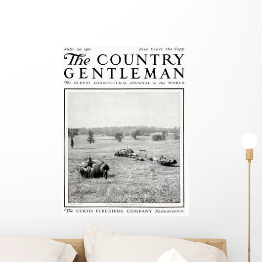 Cover Country Gentleman Agricultural Wall Decal Design 13
