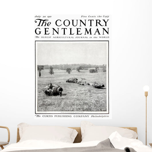 Cover Country Gentleman Agricultural Wall Decal Design 13