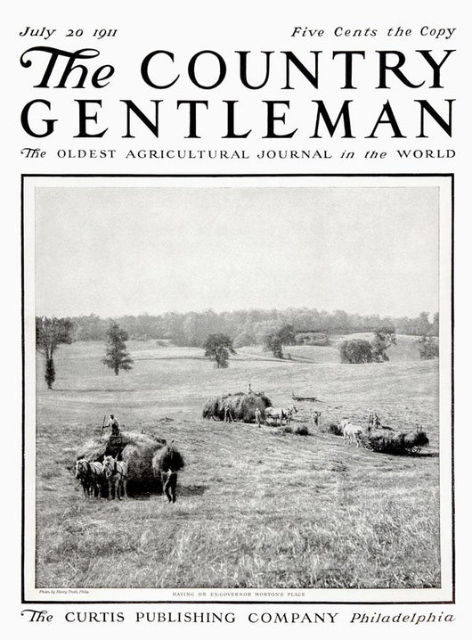 Cover Country Gentleman Agricultural Wall Decal Design 13