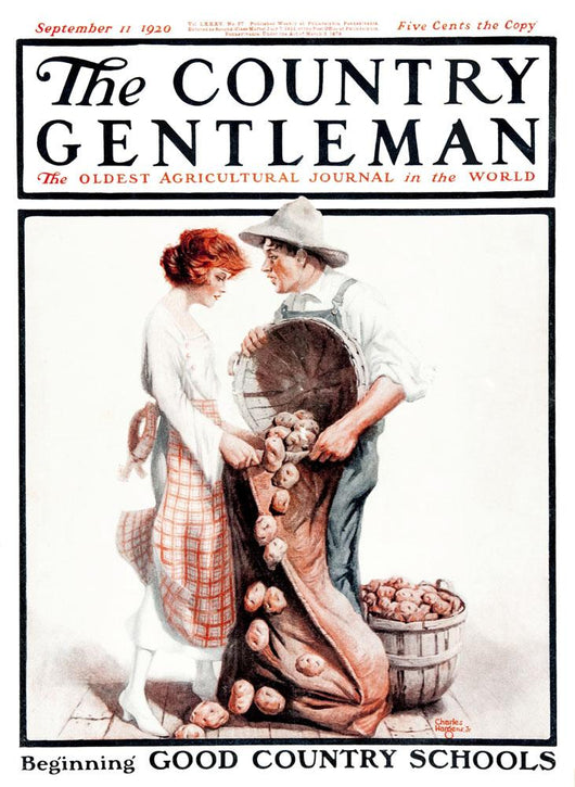 Cover Country Gentleman Agricultural Wall Decal Design 12