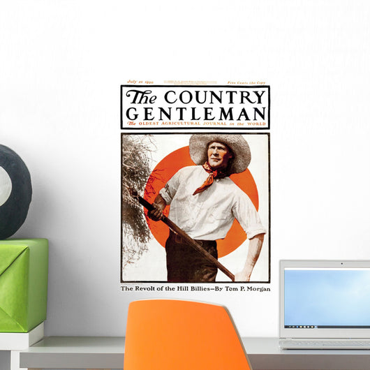 Cover Country Gentleman Agricultural Wall Decal Design 9