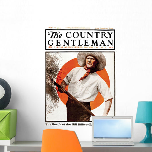 Cover Country Gentleman Agricultural Wall Decal Design 9