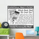Advertisement Farming Books Sent Wall Decal