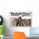 Historic Tractor Advertisement Wall Decal