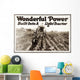 Historic Tractor Advertisement Wall Decal