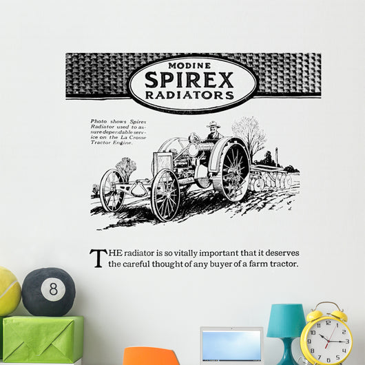 Modine Spirex Radiator Advertisement Wall Decal