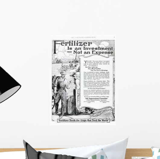 Historic Fertilizer Advertisement Magazine Wall Decal